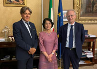 Prefect of Milan on the occasion of her assumption of duty and the business trip in Milan