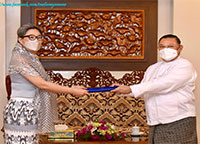 FAO Representative to Myanmar presents her Credentials  to the Union Minister for Foreign Affairs