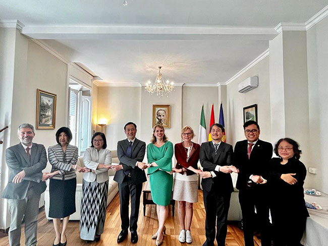 ASEAN Committee in Rome (ACR) engaged in an informal meeting with the EU Delegation to the UN Agencies for Food and Agriculture