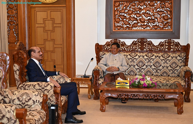 Deputy Prime Minister and Union Minister for Foreign Affairs receives the Ambassador of Kuwait (7 September 2023)