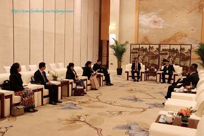 Myanmar delegation led by U Lwin Oo, Deputy Minister for Foreign Affairs attends the 7th Myanmar-China (Yunnan) Cooperation Forum (12 December 2024, Kunming)