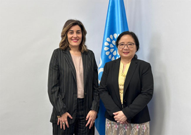 Ambassador Hmway Hmway Khyne Meets ICCROM Director-General to Enhance Cultural Heritage Response and Collaboration in the Aftermath of the Devastating Earthquake in Myanmar