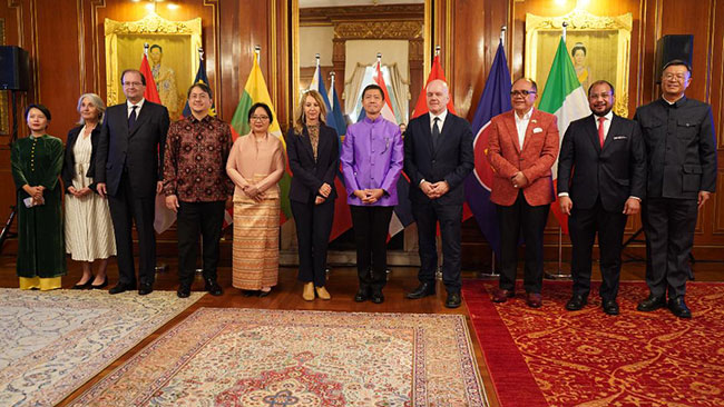 Myanmar Embassy joins the ASEAN Committee in Rome’s celebration of the 58th ASEAN Day