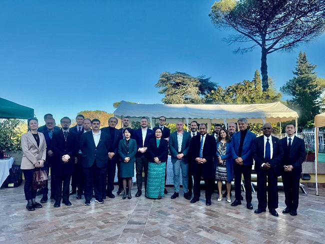 Myanmar Embassy in Rome hosts the books’ launch, showcasing Myanmar’s History, Culture and Current Situation